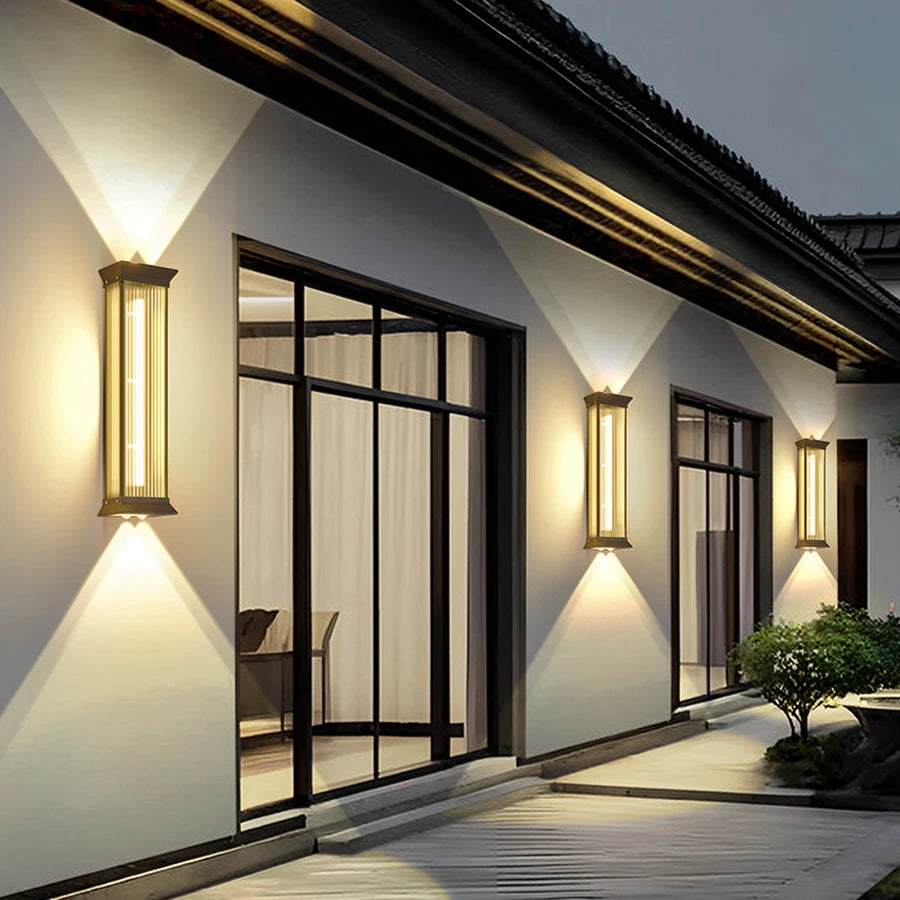 SteelLux LED Buitenlamp – Waterdichte RVS Wandlamp voor Tuin - buitenverlichting - detail