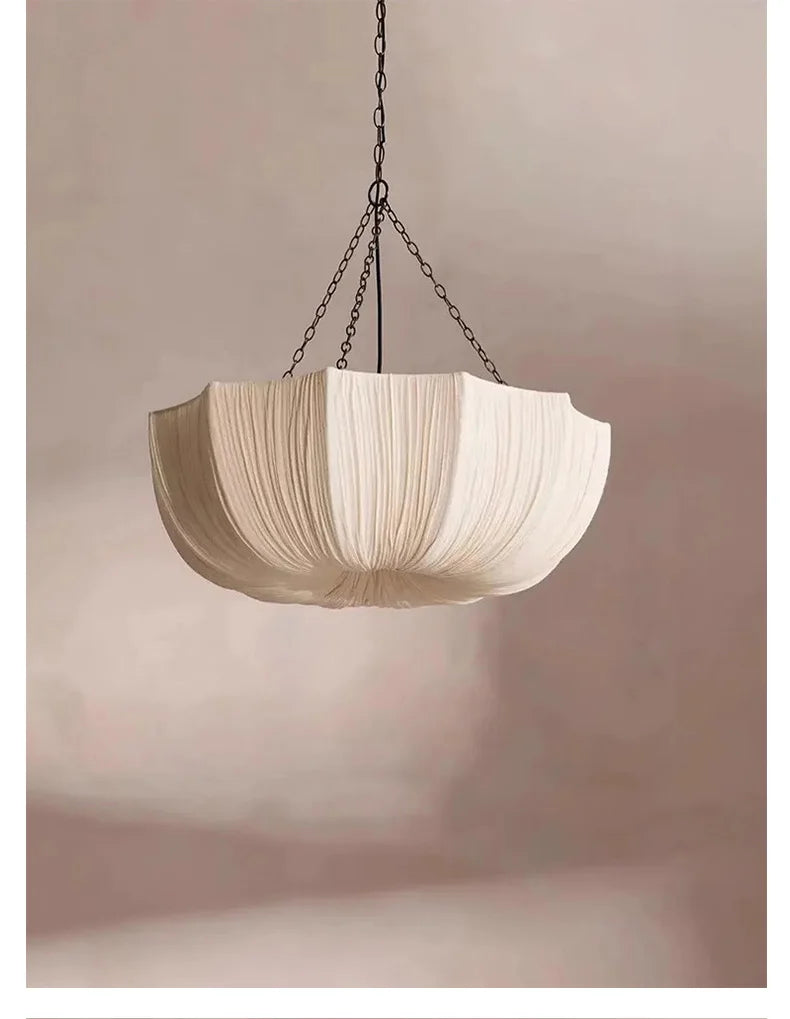 KumoWabi Japanse Wabi-Sabi Stoffen Hanglamp - plafondlamp - afmetingen