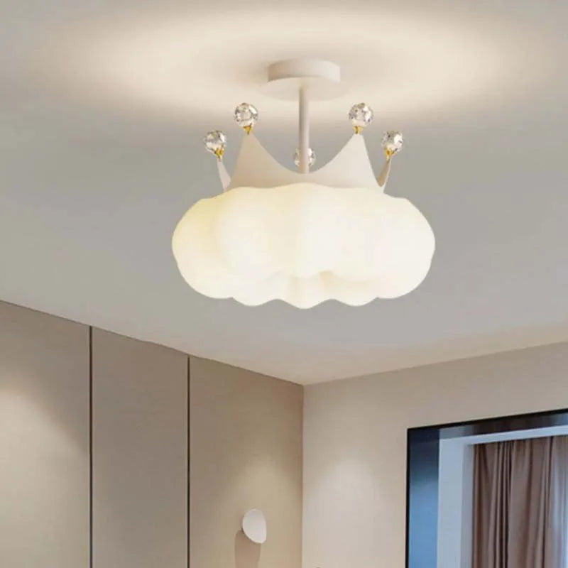 PrincessLume – French Chandelier with Cream Wind Style