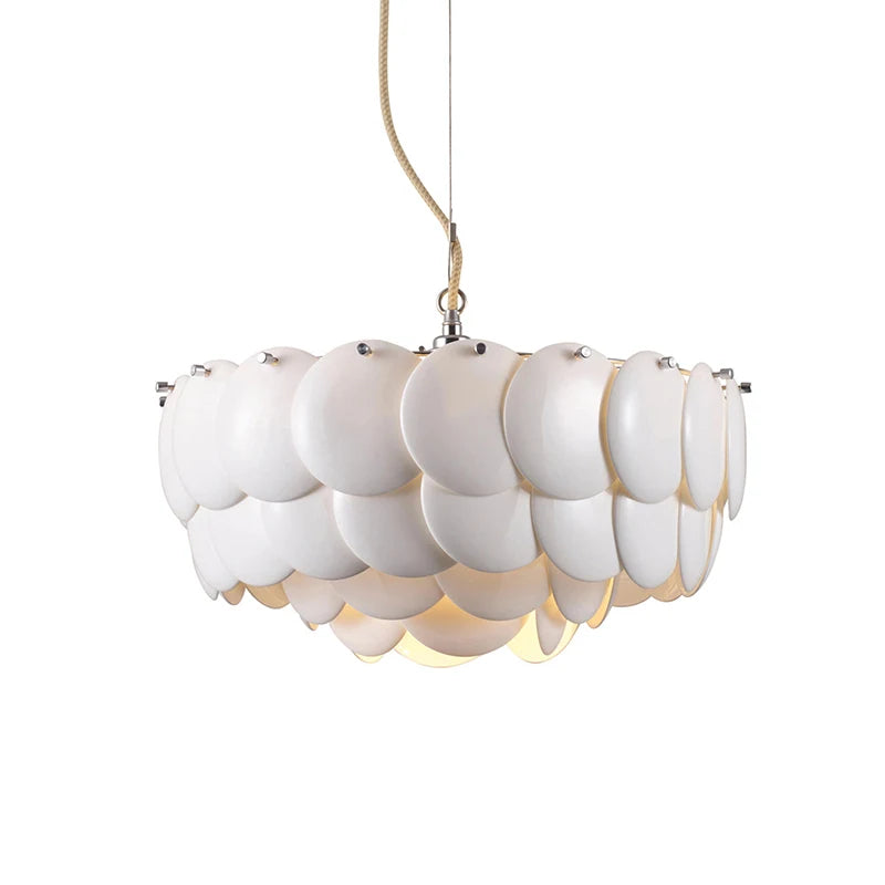 Franse Handgemaakte Luxe Keramische Kroonluchter - hanglampen - close-up