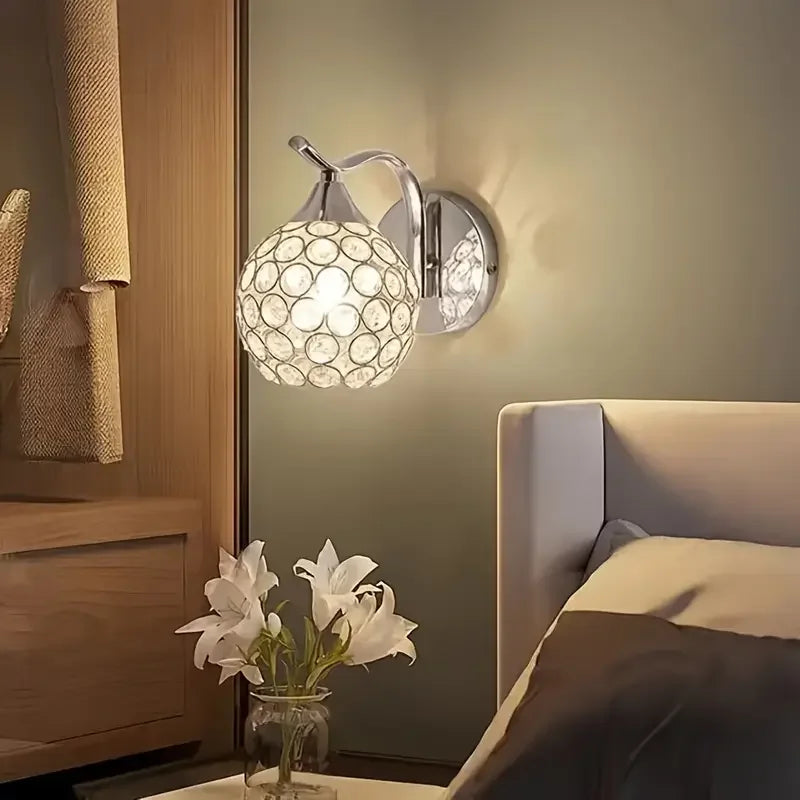 AureliaLux – Moderne Kristallen Wandlamp - wandlamp - sfeerbeeld