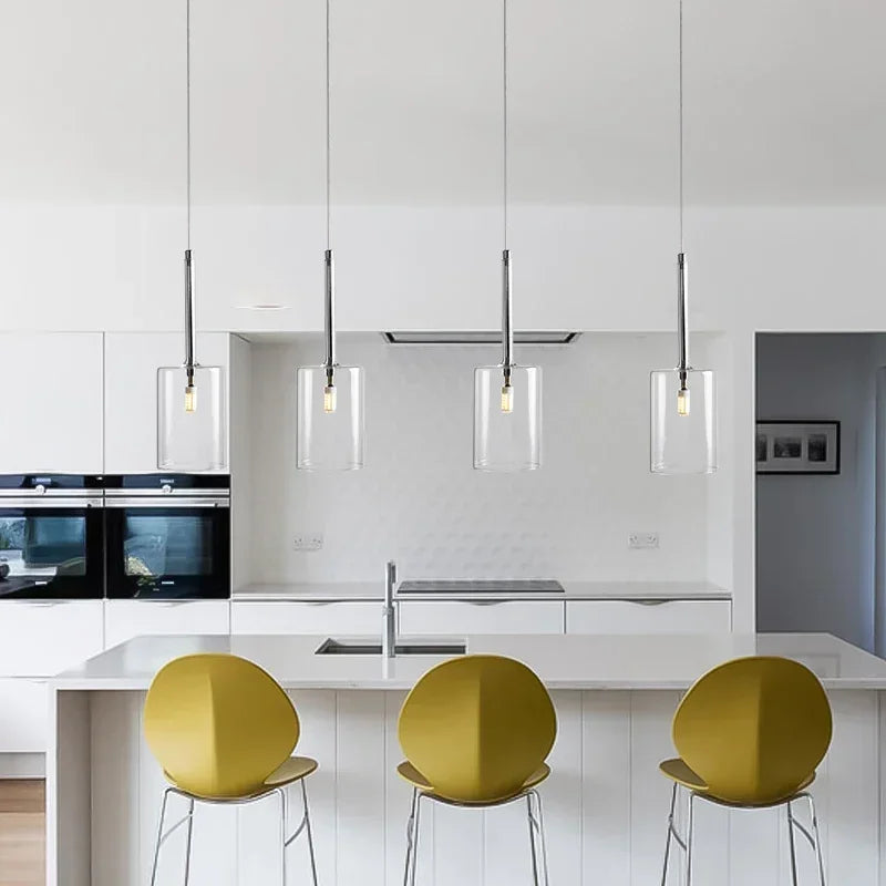 LuceVetro Eleganza – Italiaanse Minimalistische Design Hanglamp - hanglampen - in de kamer