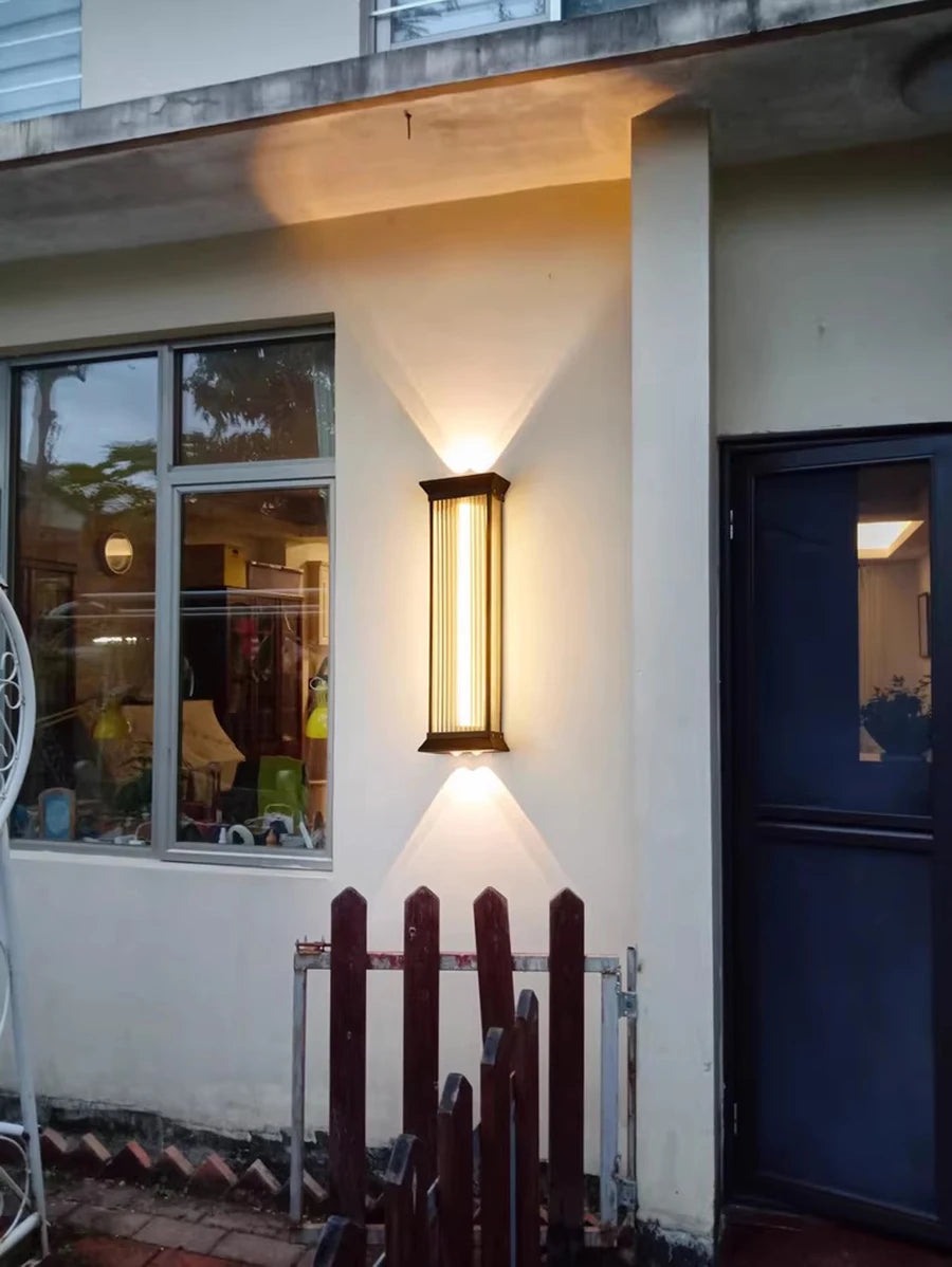 SteelLux LED Buitenlamp – Waterdichte RVS Wandlamp voor Tuin - buitenverlichting - detail