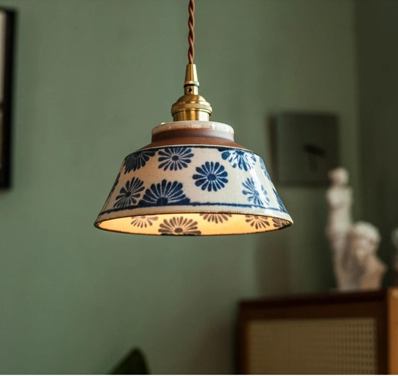 AuroraVerde Donkergroene Keramische Hanglamp - hanglampen