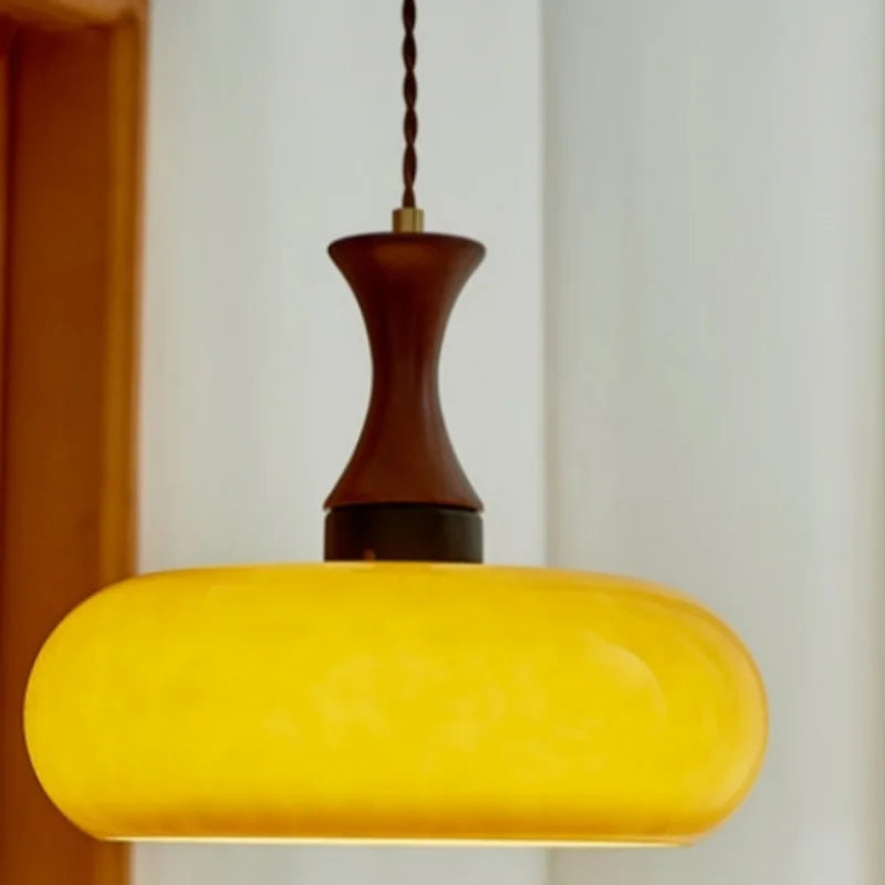AmberGlow Vintage LED Hanglamp - hanglampen - zijaanzicht