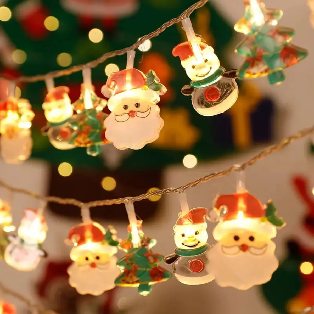 LumiKerst LED Kerstverlichting met Sneeuwman, Kerstboom & Kerstman - buitenverlichting