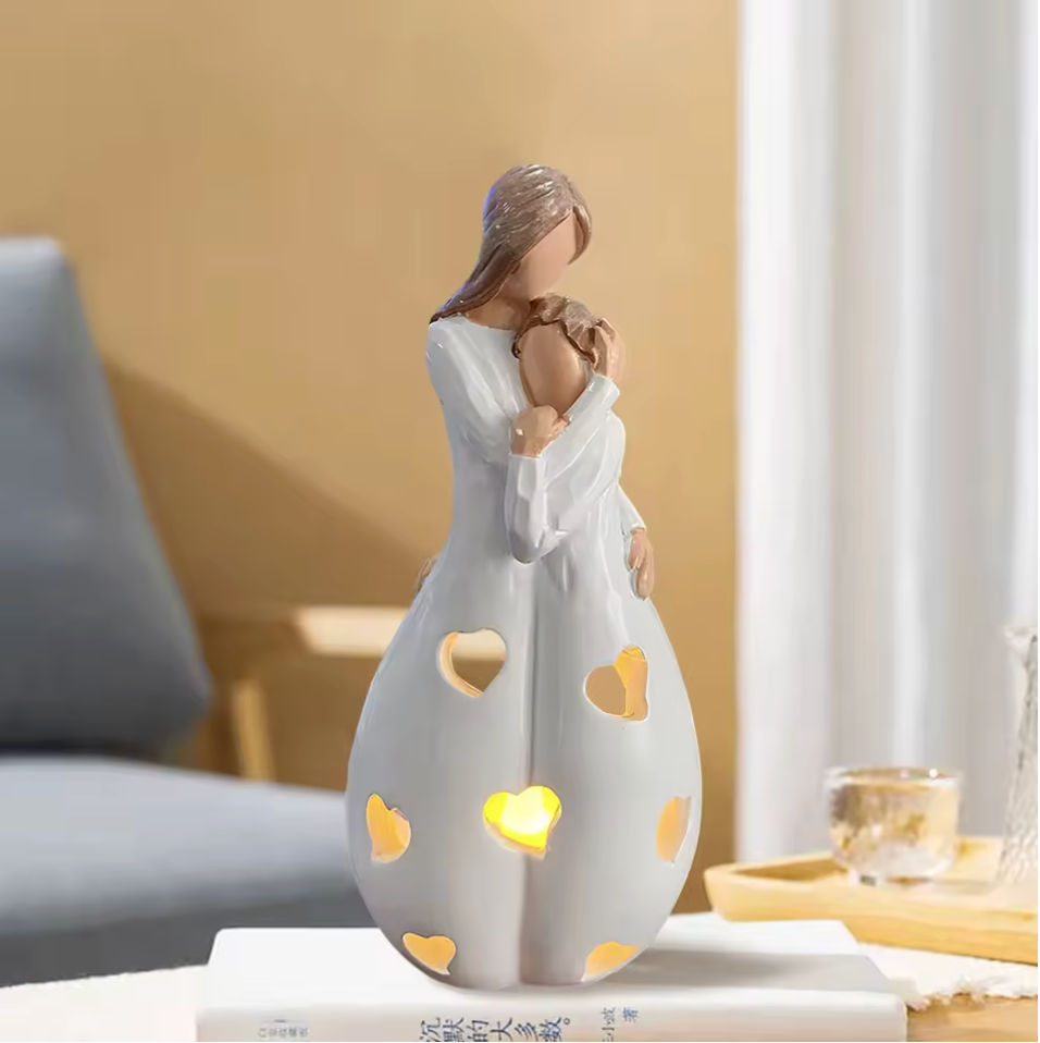 Romantische Beige Tafellamp - tafellampen - in de kamer