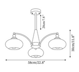 Retro Melodica Chandelier