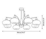 Retro Melodica Chandelier