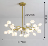 Simplicity Branched Firefly Chandelier