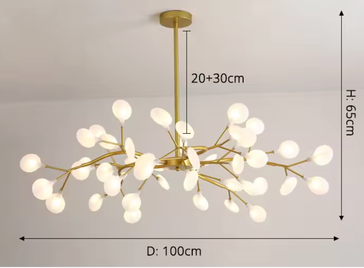 Simplicity Vertakte Vuurvliegkroonluchter - hanglampen - in de kamer