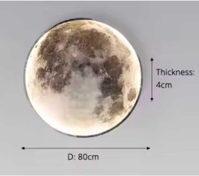 Moonlamp - Creëer Een Magisch Effect In Je Kamer! - wandlampen - sfeerbeeld