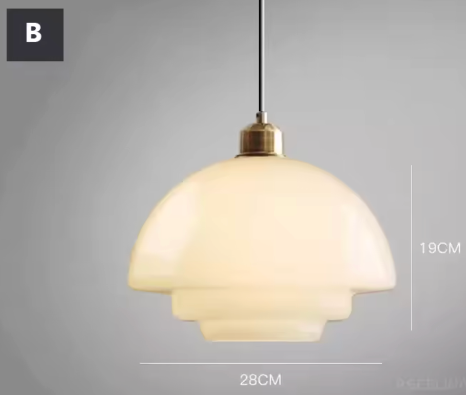 Witte Glazen Hanglamp - hanglampen - materiaaldetail