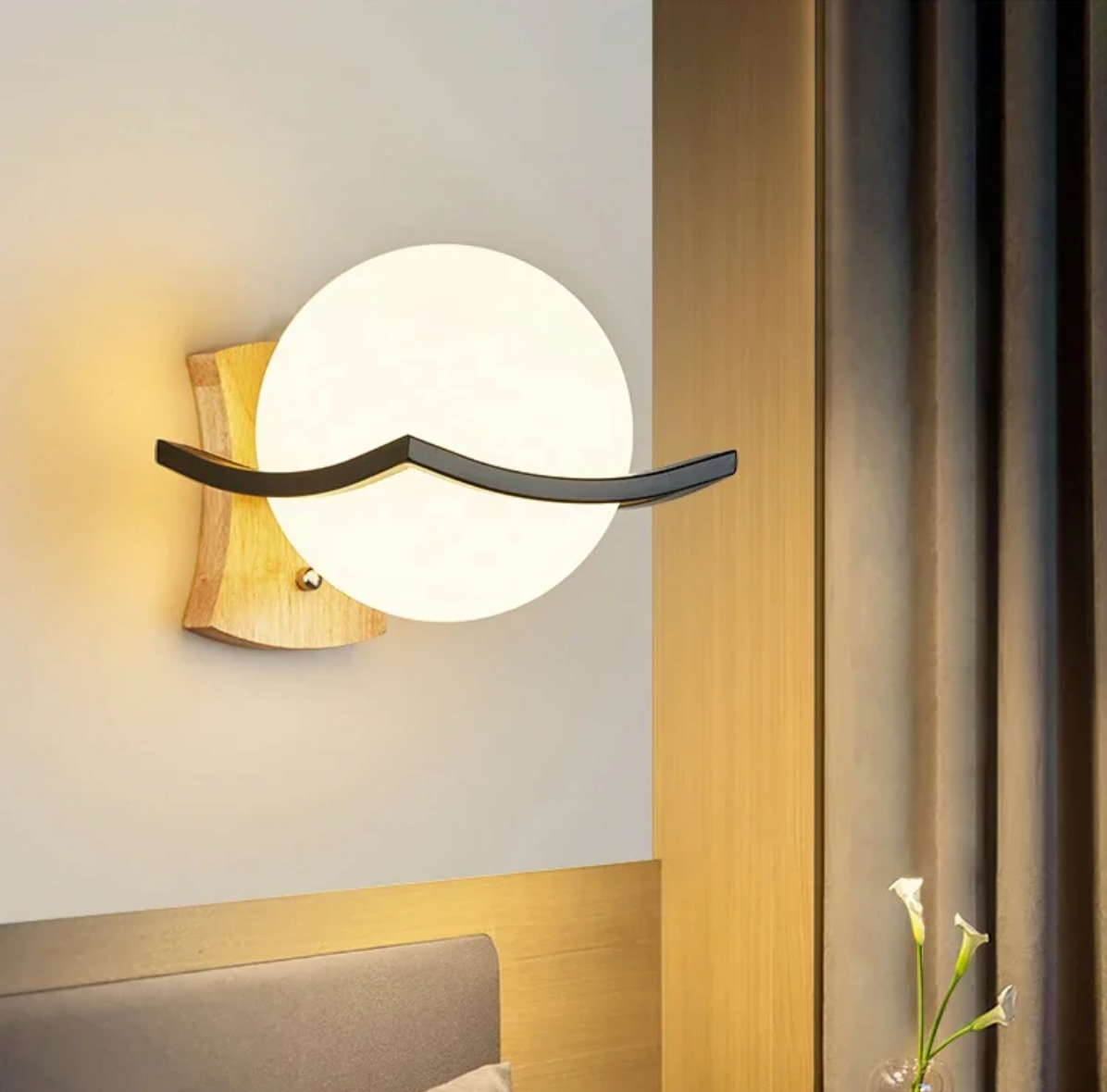 Moderne LED Wandlamp Van Glas - wandlampen