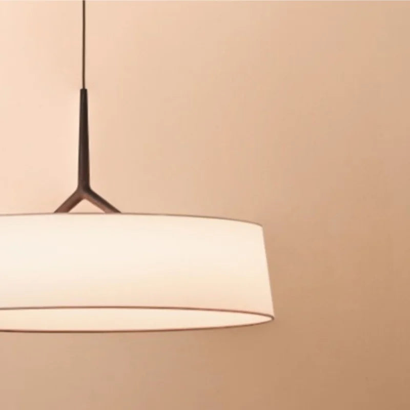 CircoLuce: Moderne Minimalistische LED Hanglamp van Stof - hanglampen - zijaanzicht