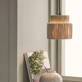 ZENLUMI Japanese Wicker Pendant Lamp