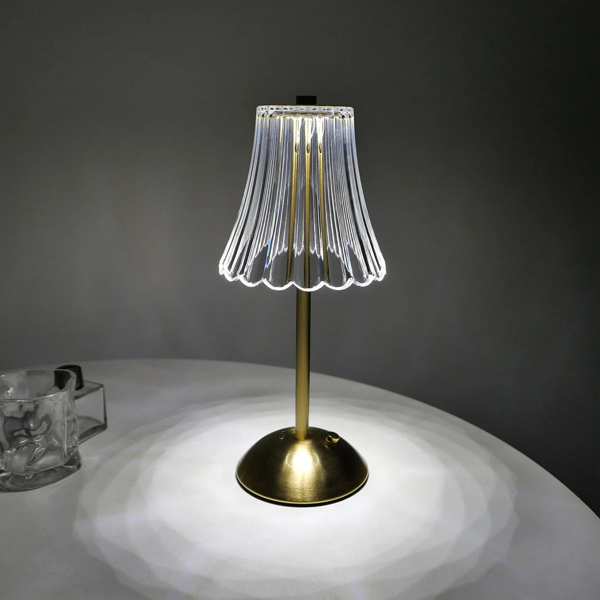 Aurora CrystalTouch – Klassieke Kristallen LED Tafellamp met Touchfunctie - tafellampen - afmetingen
