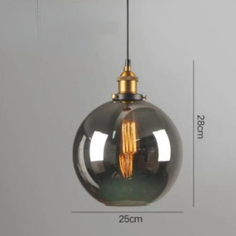 NordicLoom – Moderne Loft Hanglamp met Glas - hanglampen - in de kamer