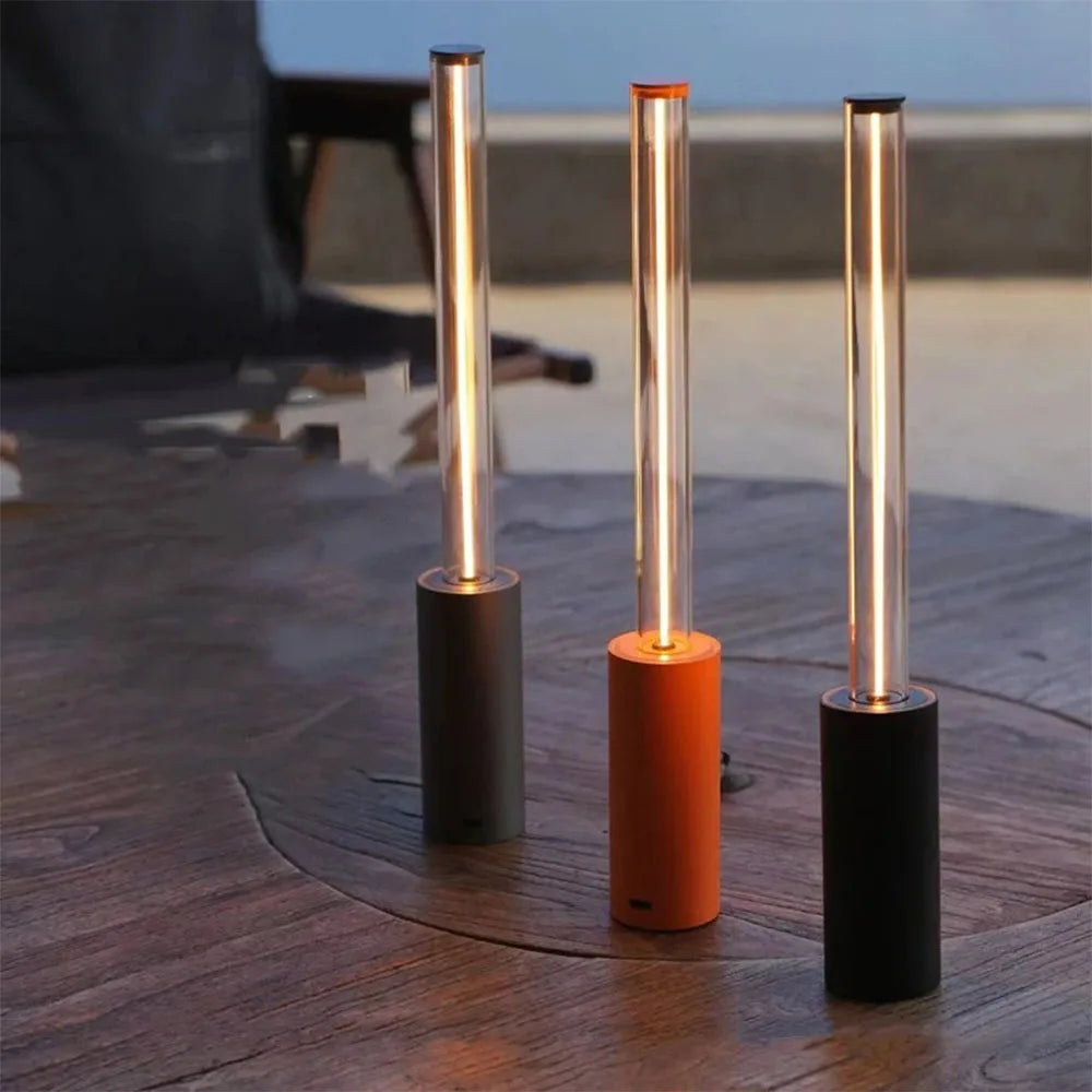 Modern Minimalistische Ademlicht Tafellamp – Draagbare Oplaadbare Touch Bedlamp & Nachtlampje - tafellampen