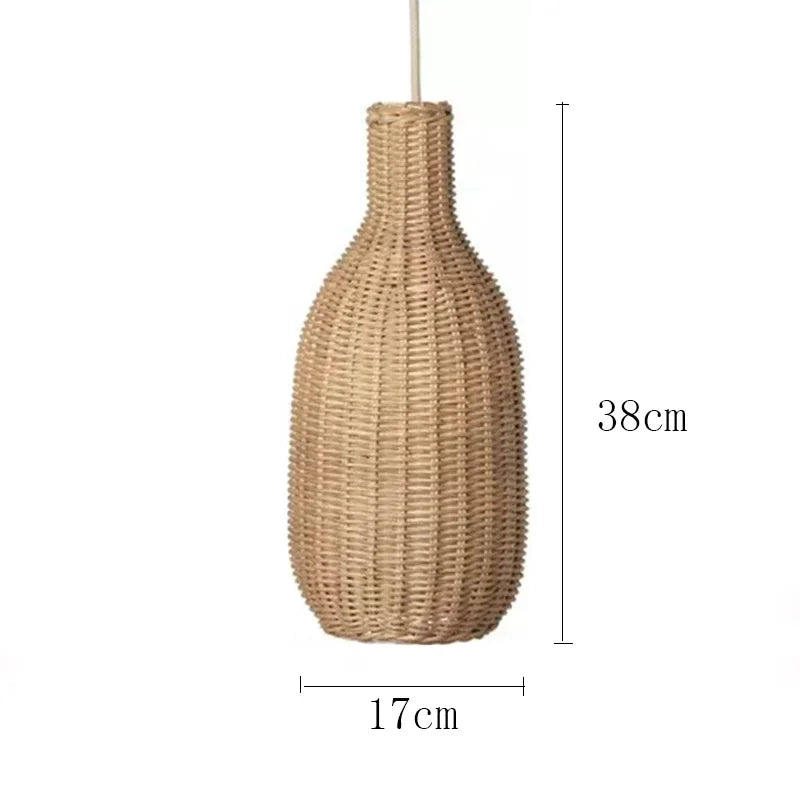 Bohemian Wicker Pendant Light
