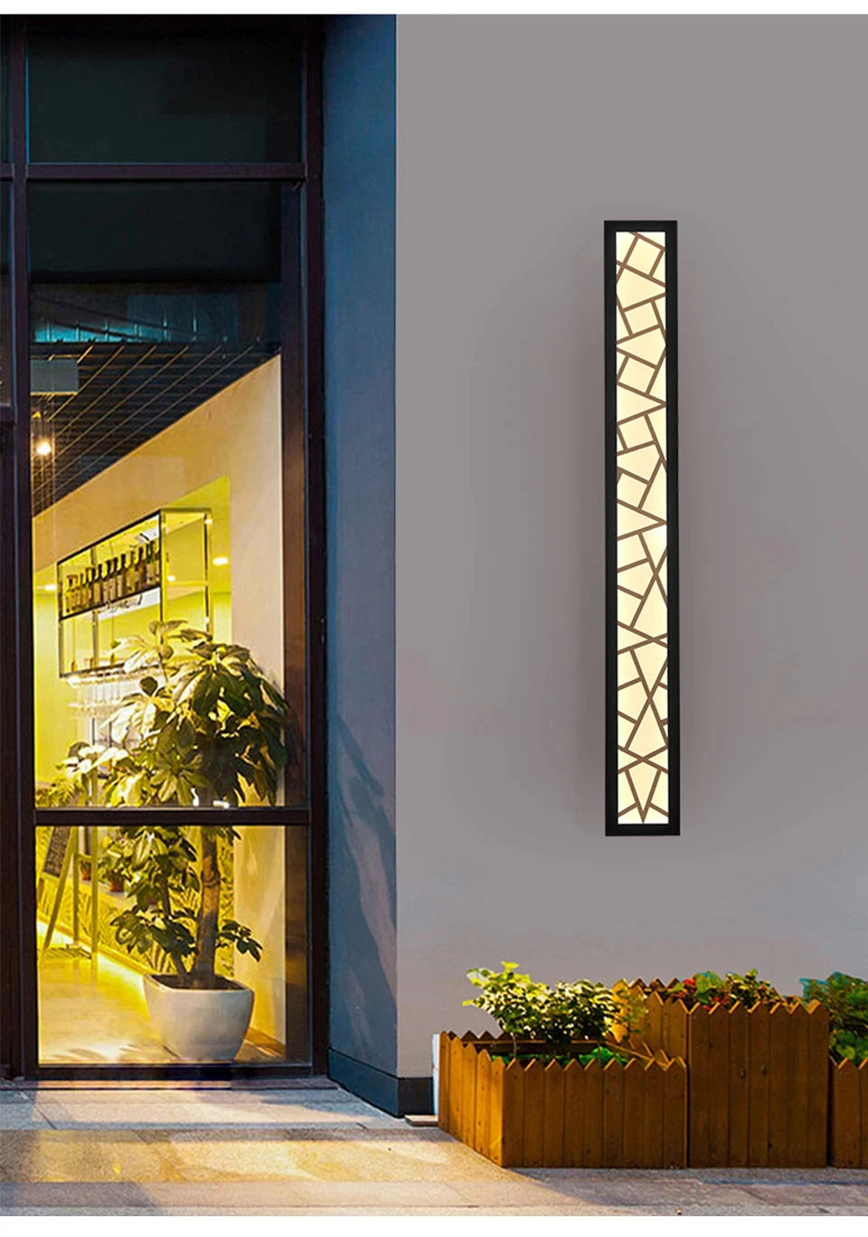 LineaLux IP65 – Minimalistische Outdoor Wandlamp | Waterdichte LED Verlichting voor Tuin, Villa & Veranda - buitenverlichting