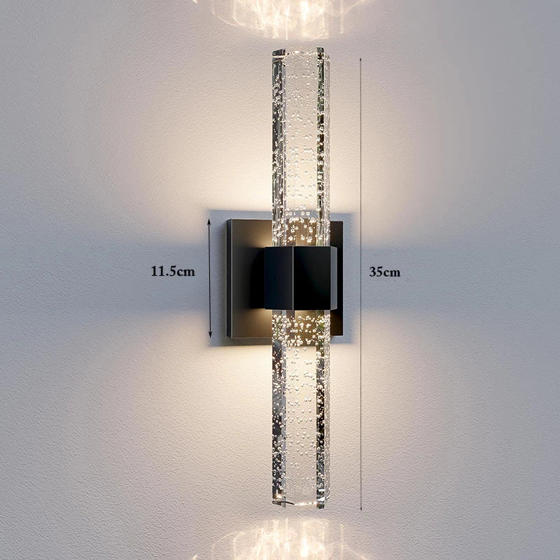 AuroraLux Bubble Wandlamp – Luxe Gouden LED - wandlamp - verlicht