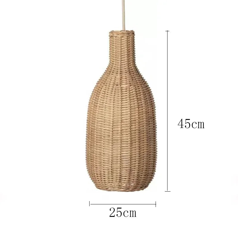 Bohemian Wicker Pendant Light - hanglampen - materiaaldetail