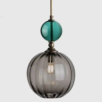 AuroraNordic Gekleurd Glas Hanglamp - hanglampen - verlicht
