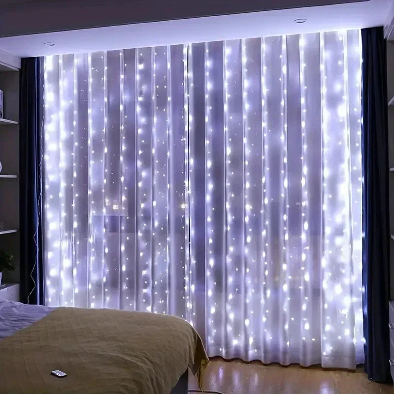 LumiCurtain USB LED Curtain Light with Remote Control