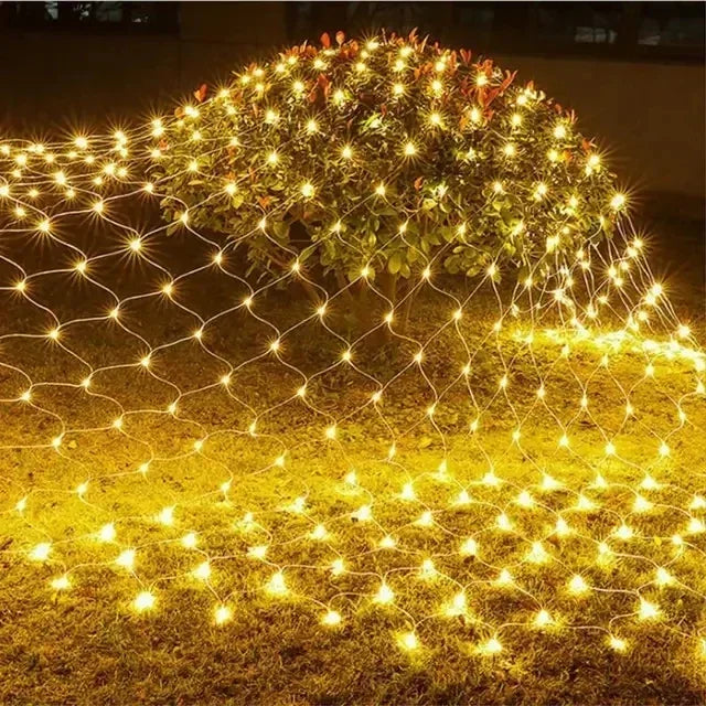 LED Kerstverlichting Netvormig - buitenverlichting - in de kamer