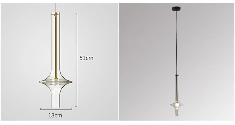 LuxuraSphere Postmoderne Nordic Glas Hanglamp - hanglampen - materiaaldetail