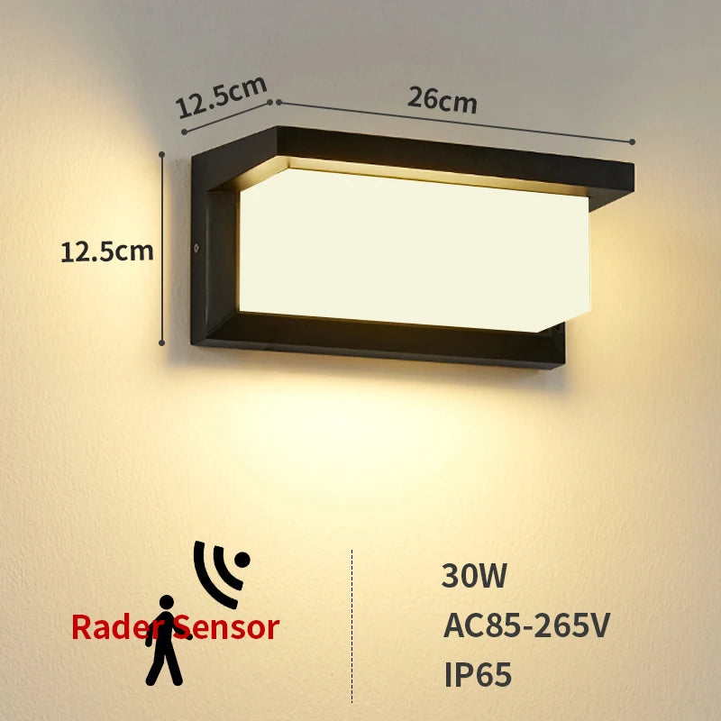 RAINFORCE IP65 LED Buitenwandlamp - buitenverlichting - detail