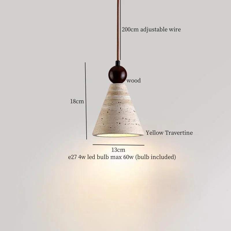 ZenAura Japanse Wabi-Sabi LED Hanglamp - hanglampen - gemonteerd