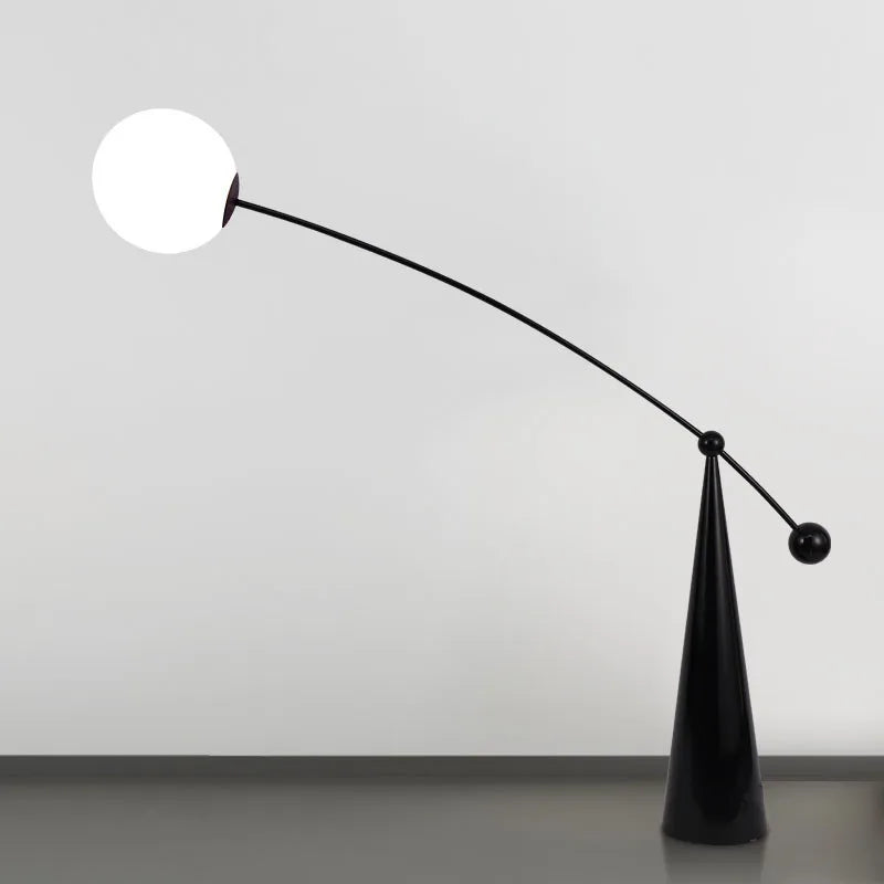 LumiGlow – Moderne Decoratieve Vloerlamp met Dimbare LED - vloerlampen - zijaanzicht