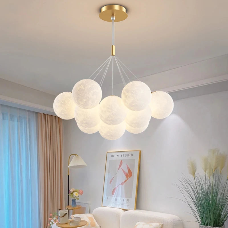 DreamGlow KidsChandelier – Moderne 3D-Print Kinderkamer Hanglamp - hanglampen