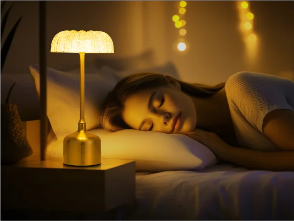 LumiVintage 3000 – Retro LED Tafellamp met Touchbediening en 3000mAh Oplaadbare Batterij - tafellampen - close-up