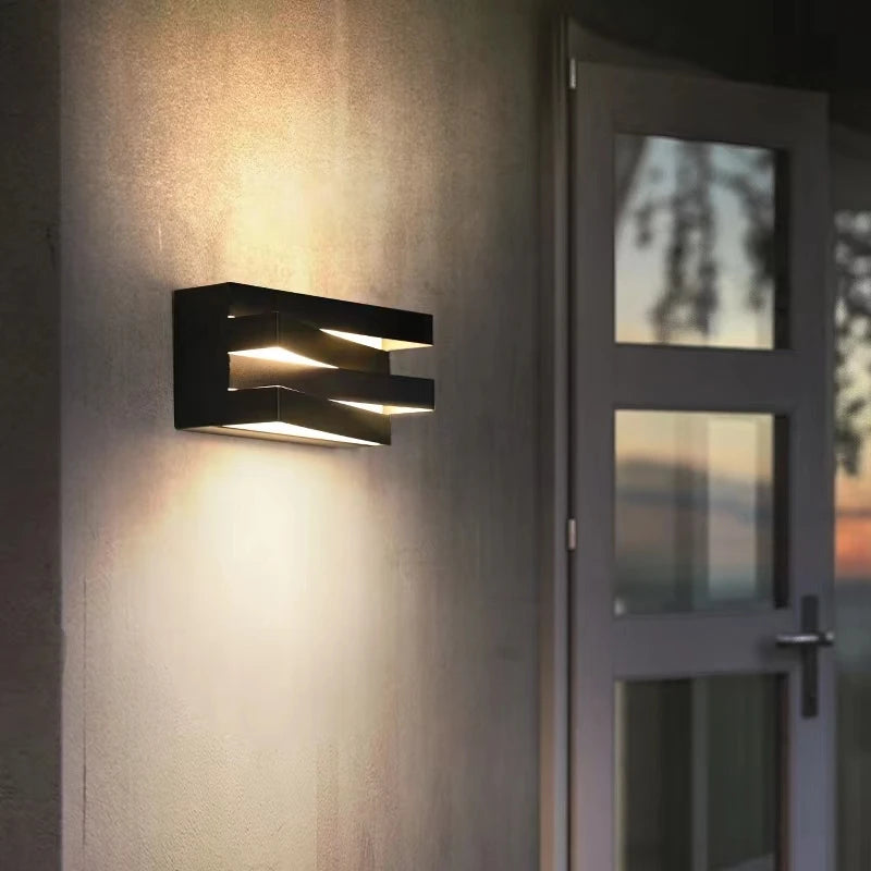 LuxGate Pro – LED Buitenwandlamp IP65 van Aluminium voor Tuin, Villa & Poort - buitenverlichting