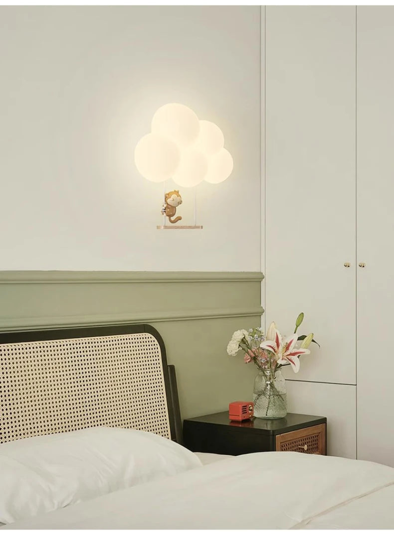 WonderGlow Dierenfiguur Wandlamp voor Kinderkamer - wandlamp - gemonteerd