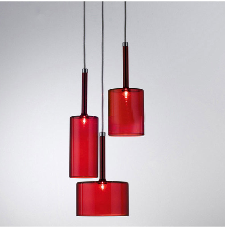 LuceVetro Eleganza – Italiaanse Minimalistische Design Hanglamp - hanglampen - zijaanzicht