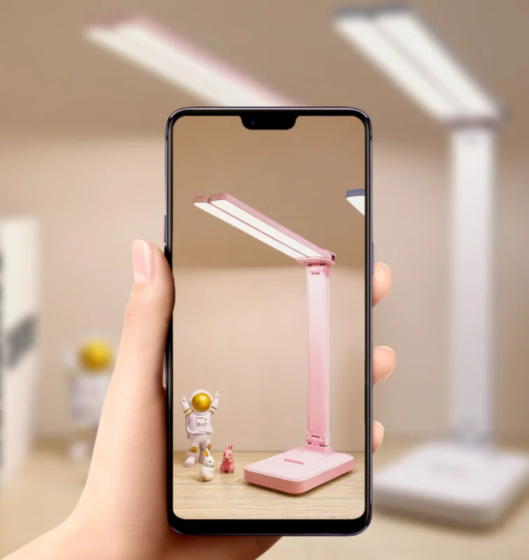 LumoFlex – Oplaadbare LED Bureaulamp met Touchbediening & Vouwbaar Design - tafellampen - afmetingen