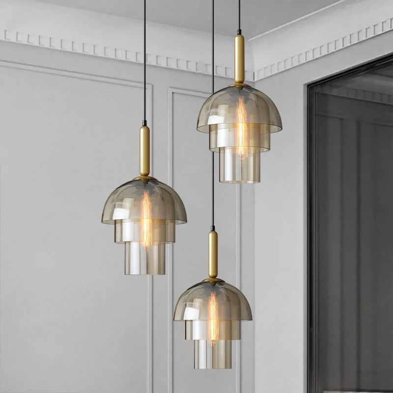 Luminova Vintage Champagne Pendant Lamp