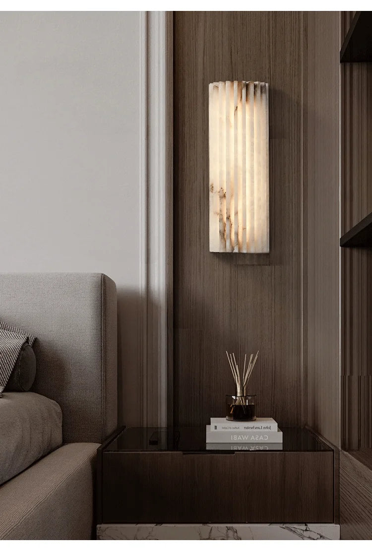 MarbellaLuce Moderne Marmeren Wandlamp - wandlamp - in de kamer
