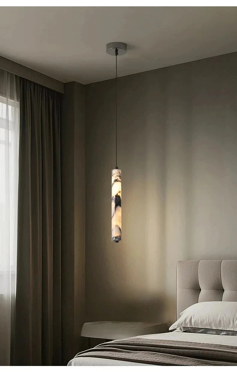 LuminaStone Luxe Natuursteen Hanglamp - plafondlamp - afmetingen