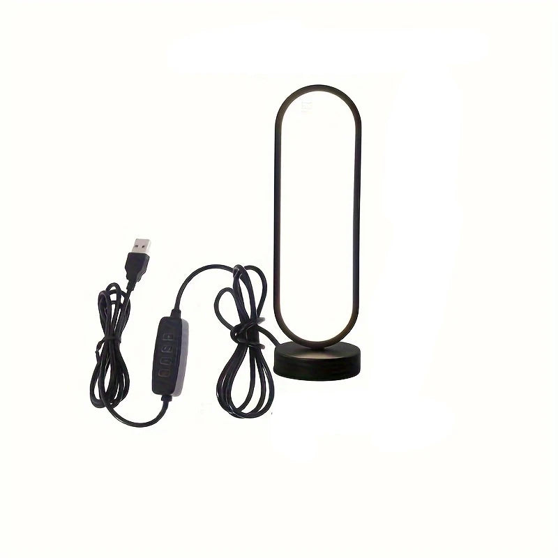 LunaHalo – Luxury Dimmable LED Ring Lamp for Bedroom and Living Room