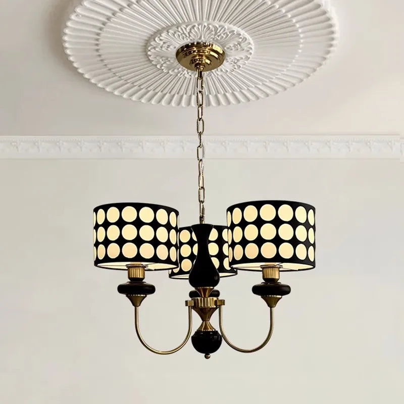 RegaliaCopper Traditionele Koperen Plafondkroonluchter - hanglampen - detail
