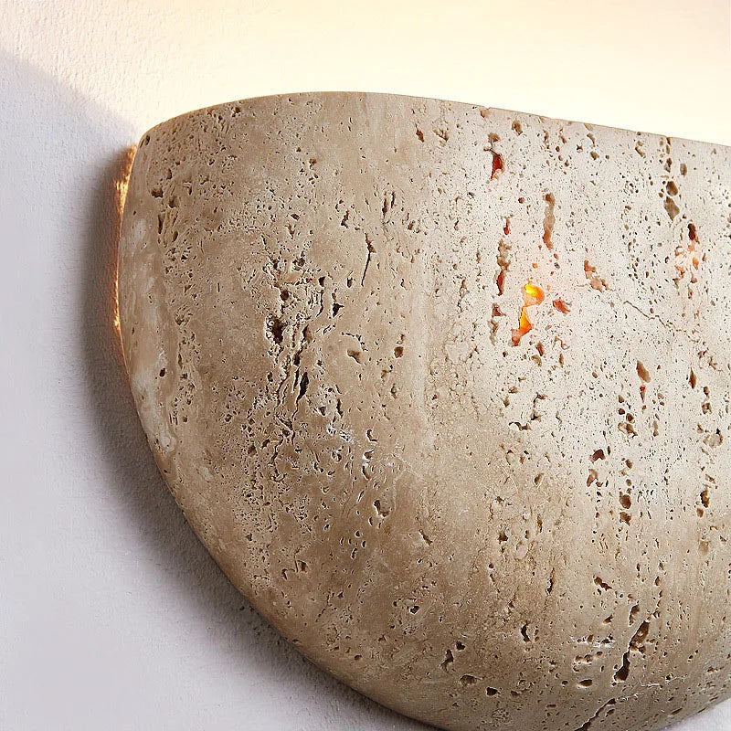 WABIKU Natuursteen Wandlamp - wandlamp - in de kamer