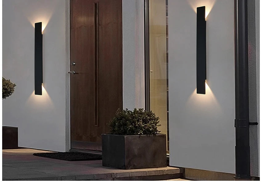 LumaShield Duo – LED Wandlamp Zwart & Wit - wandlamp - detail