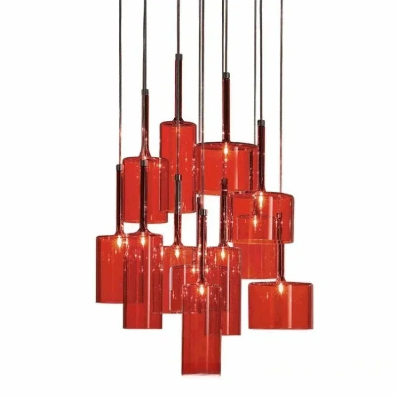 LuceVetro Eleganza – Italiaanse Minimalistische Design Hanglamp - hanglampen - sfeerbeeld