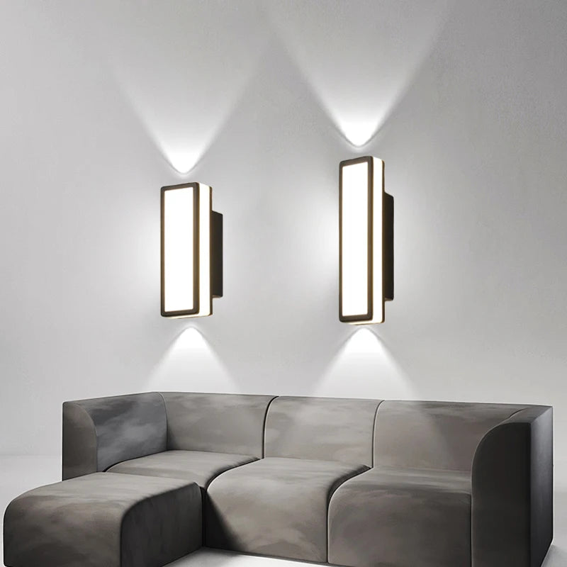 NordiLux LED Wandlamp – Waterdichte Moderne Wandverlichting voor Buiten en Binnen - wandlampen - afmetingen
