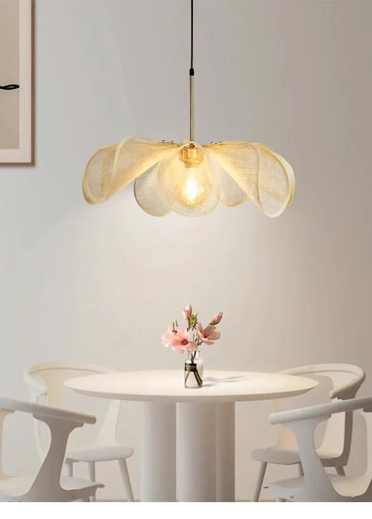 SabiFlora Wabi-Sabi Stoffen Hanglamp - plafondlamp - afmetingen